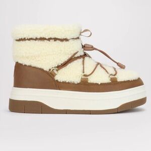 Pajar Brown and Cream Ankle Boots